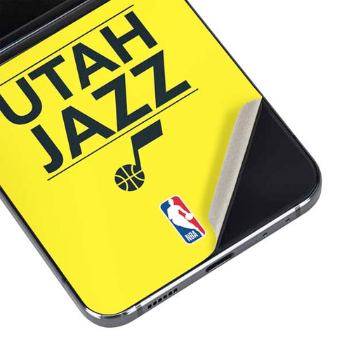 NBA Utah Jazz Standard - Yellow Galaxy Z Flip5 5G Skin